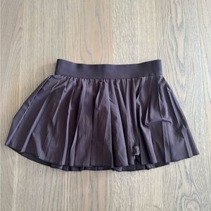 Aritzia brown tennis skirt